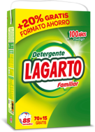 Detergente Lagarto Familiar 85 Dosis